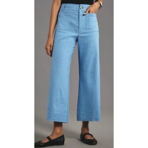 NWT Maeve The Colette 16W Wide Leg Crop Sapphire